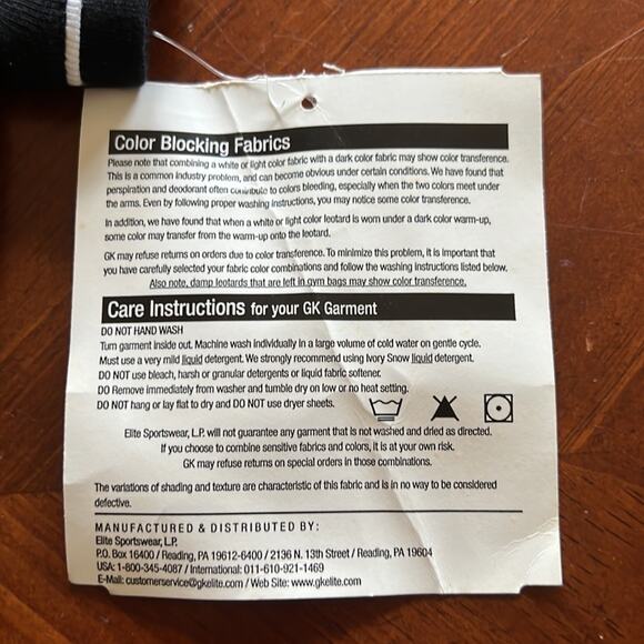 GK Elite Sportswear Black & White Athletic Knit Top Collar Fitted Size Small NWT - Picture 9 of 12